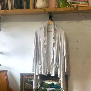 mono b Grey Athletic Sweater Sz M